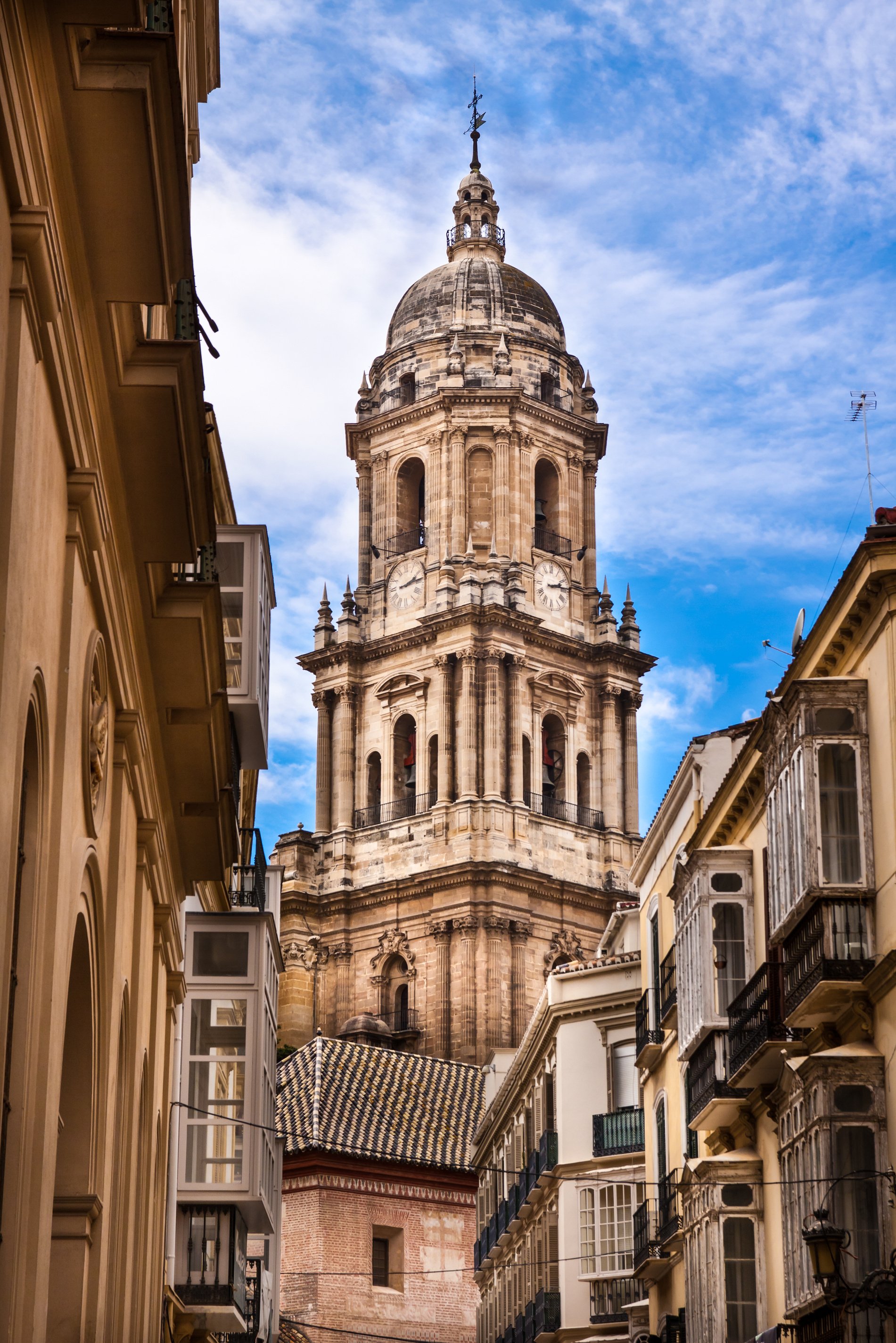 Belfray of the Malaga's Cathedral